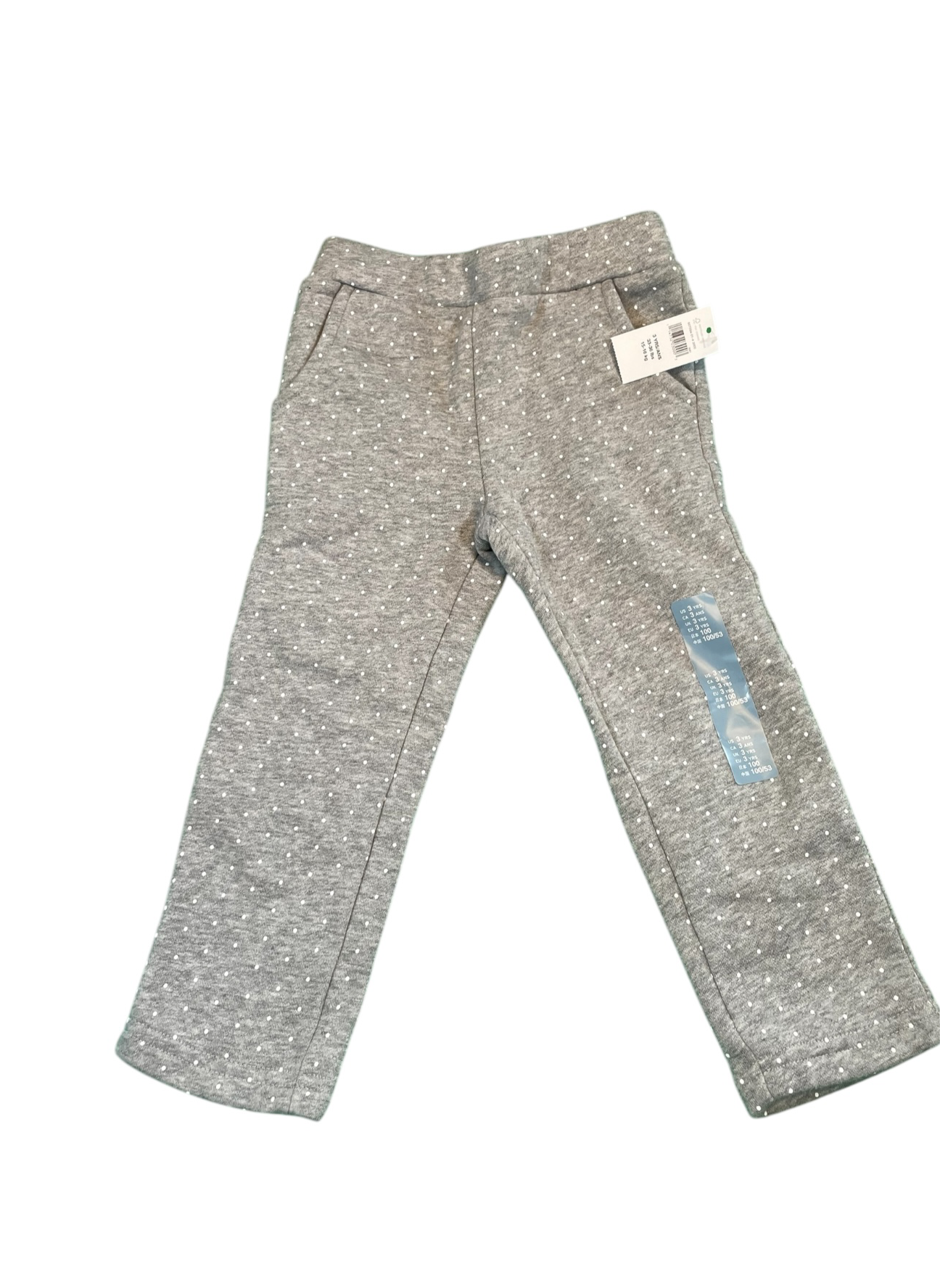 Gap Grey Polka Dot pants