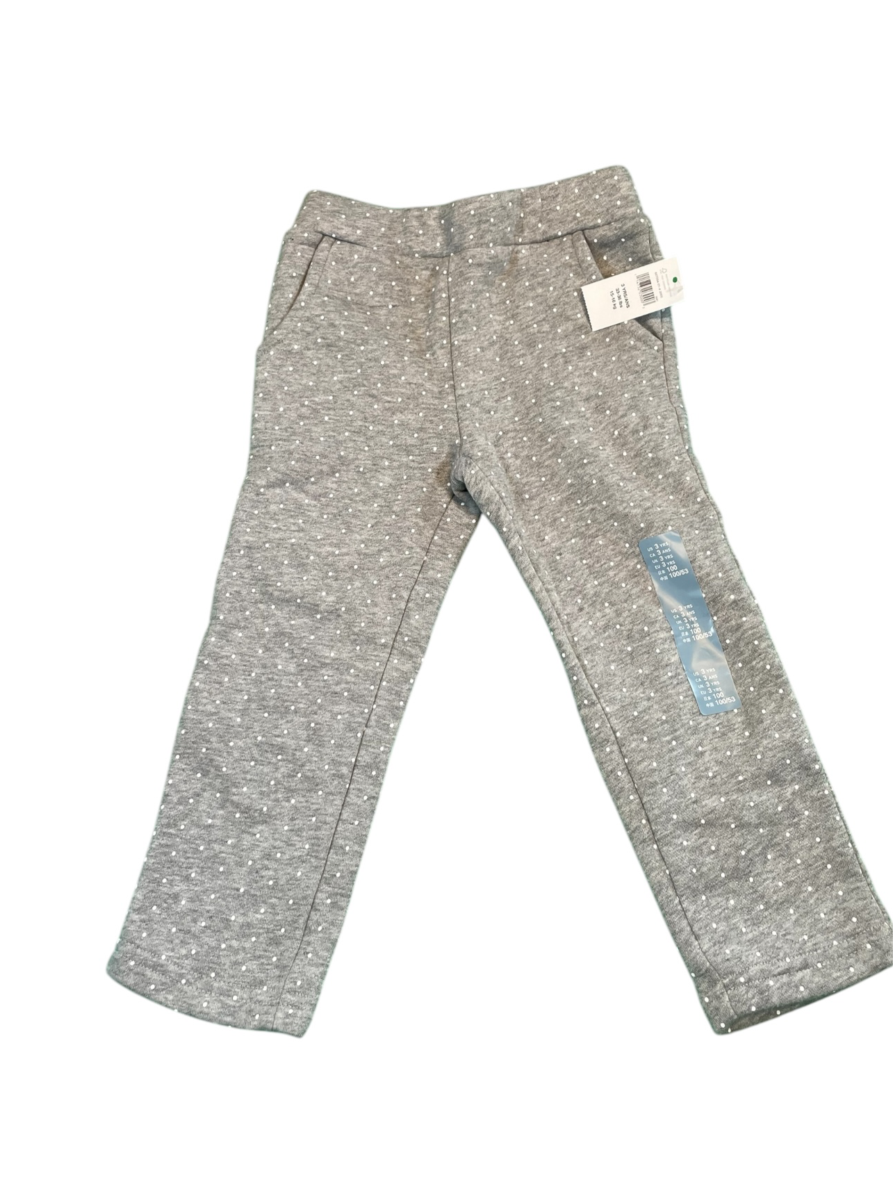 Gap Grey Polka Dot pants