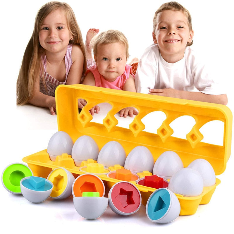 Kids Egg Puzzle Sensory Montessori Games