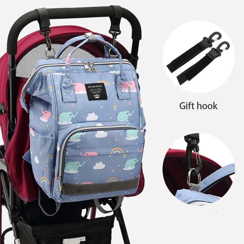 Waterproof Large Capacity Diaper Bag