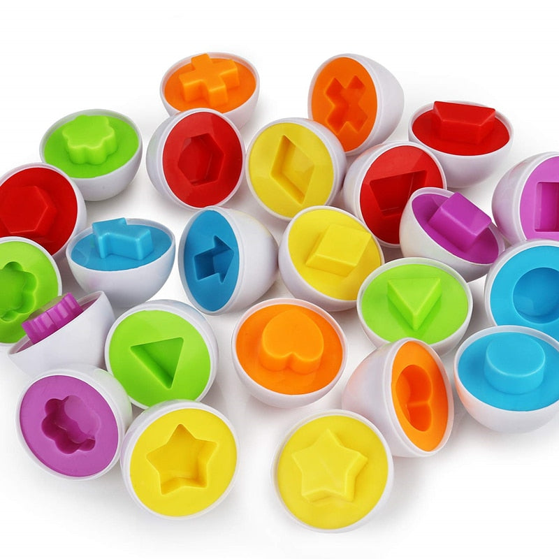 Kids Egg Puzzle Sensory Montessori Games