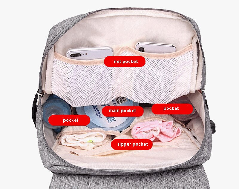 Waterproof Oxford Diaper Handbag