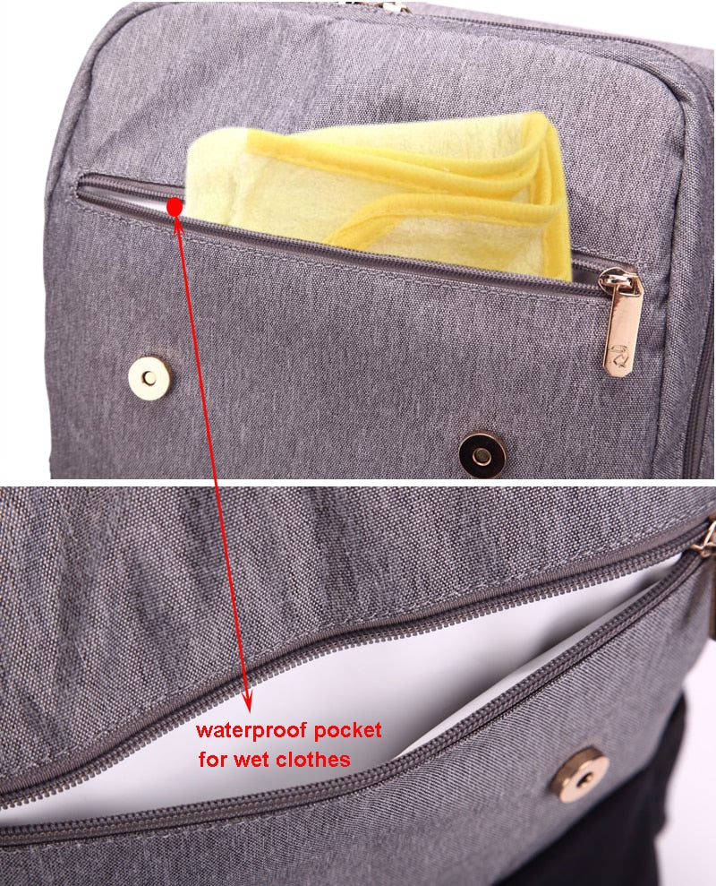 Waterproof Oxford Diaper Handbag