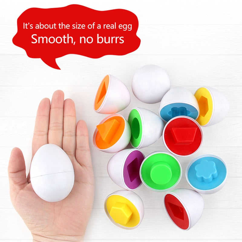 Kids Egg Puzzle Sensory Montessori Games