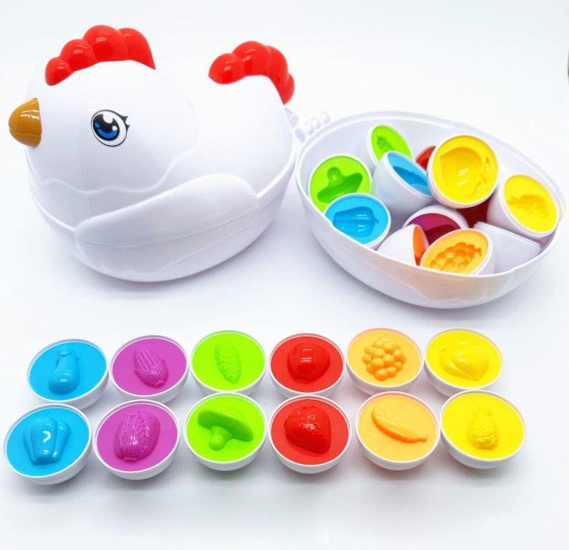 Kids Egg Puzzle Sensory Montessori Games