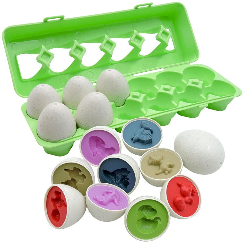 Kids Egg Puzzle Sensory Montessori Games