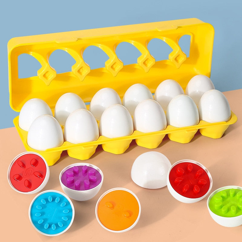 Kids Egg Puzzle Sensory Montessori Games