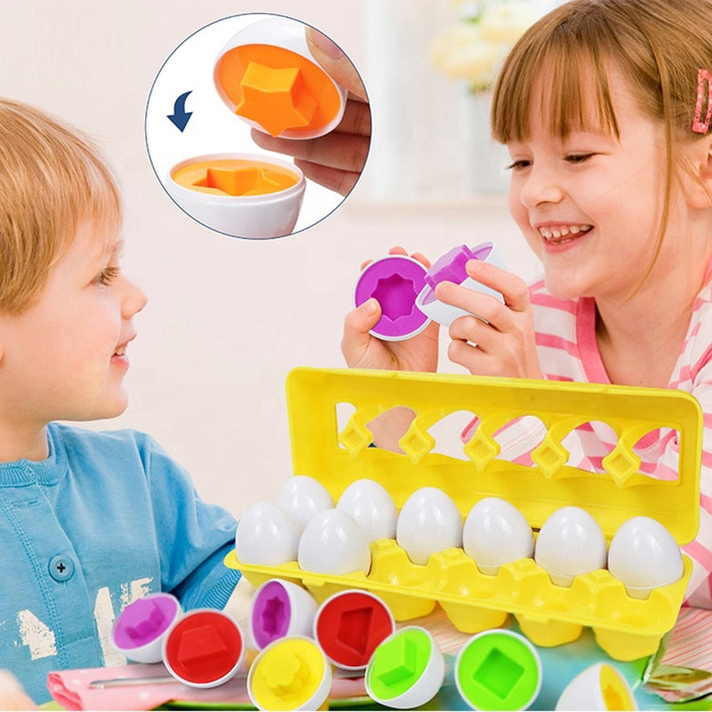 Kids Egg Puzzle Sensory Montessori Games