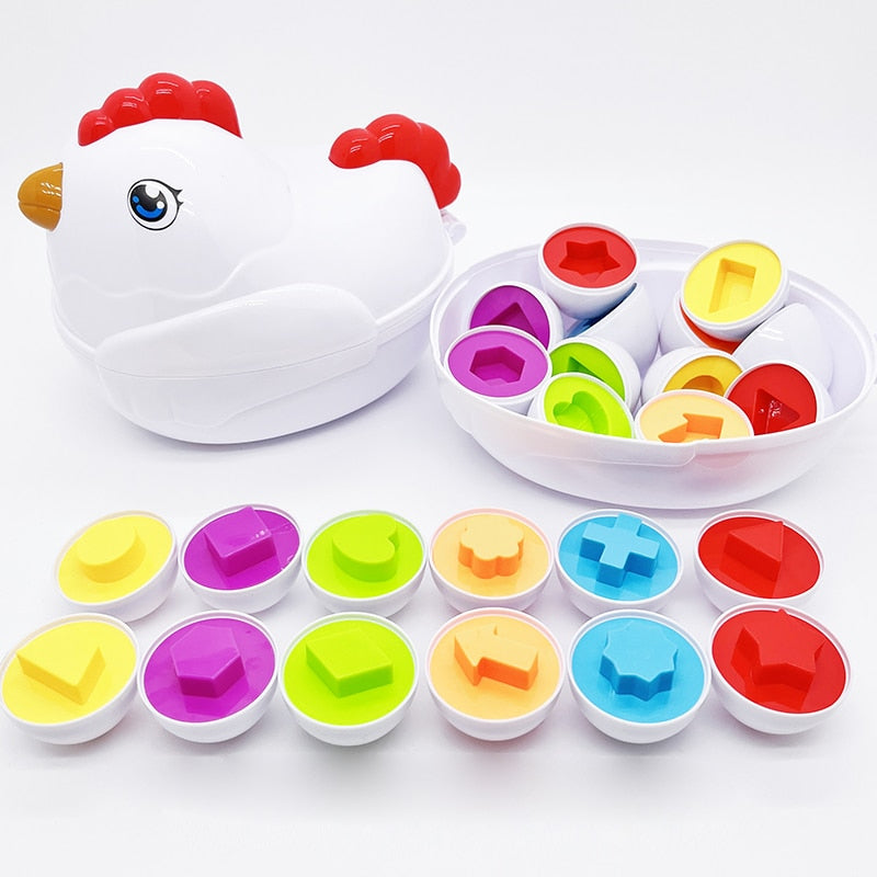 Kids Egg Puzzle Sensory Montessori Games