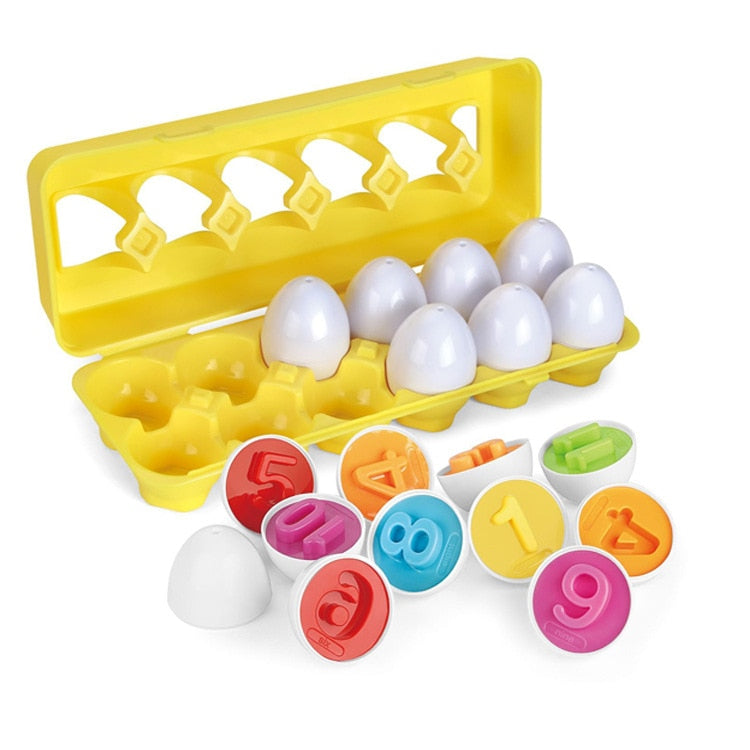 Kids Egg Puzzle Sensory Montessori Games