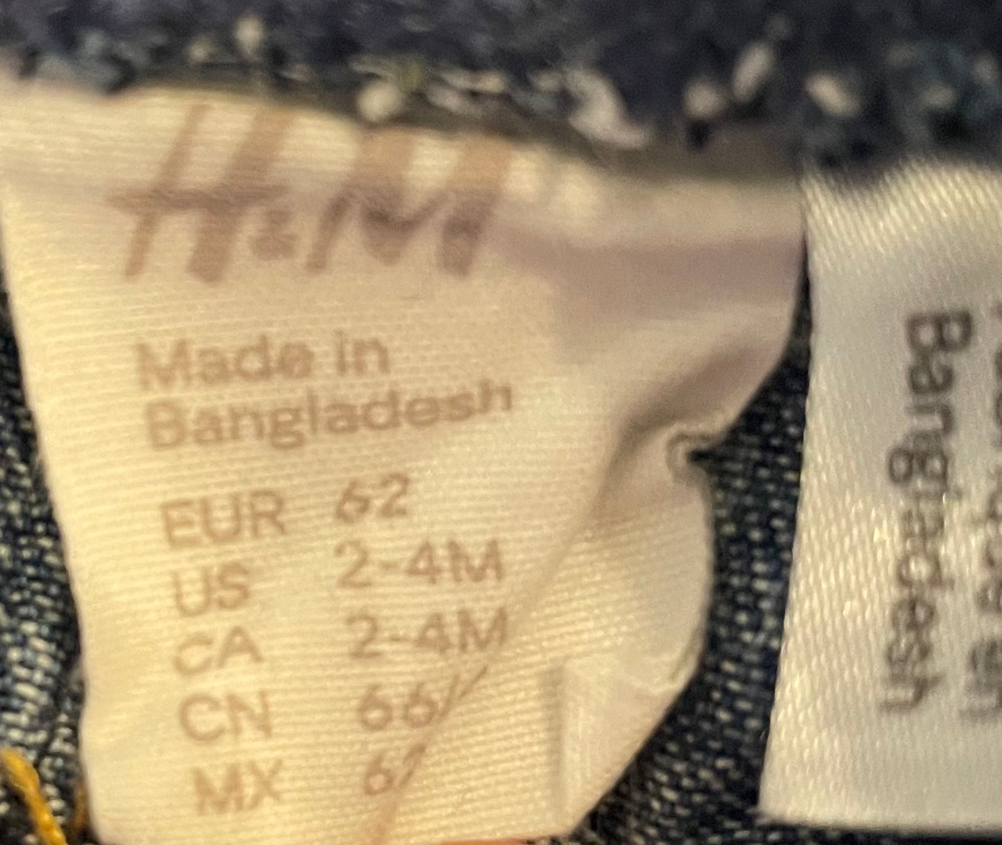 H&M baby jeans