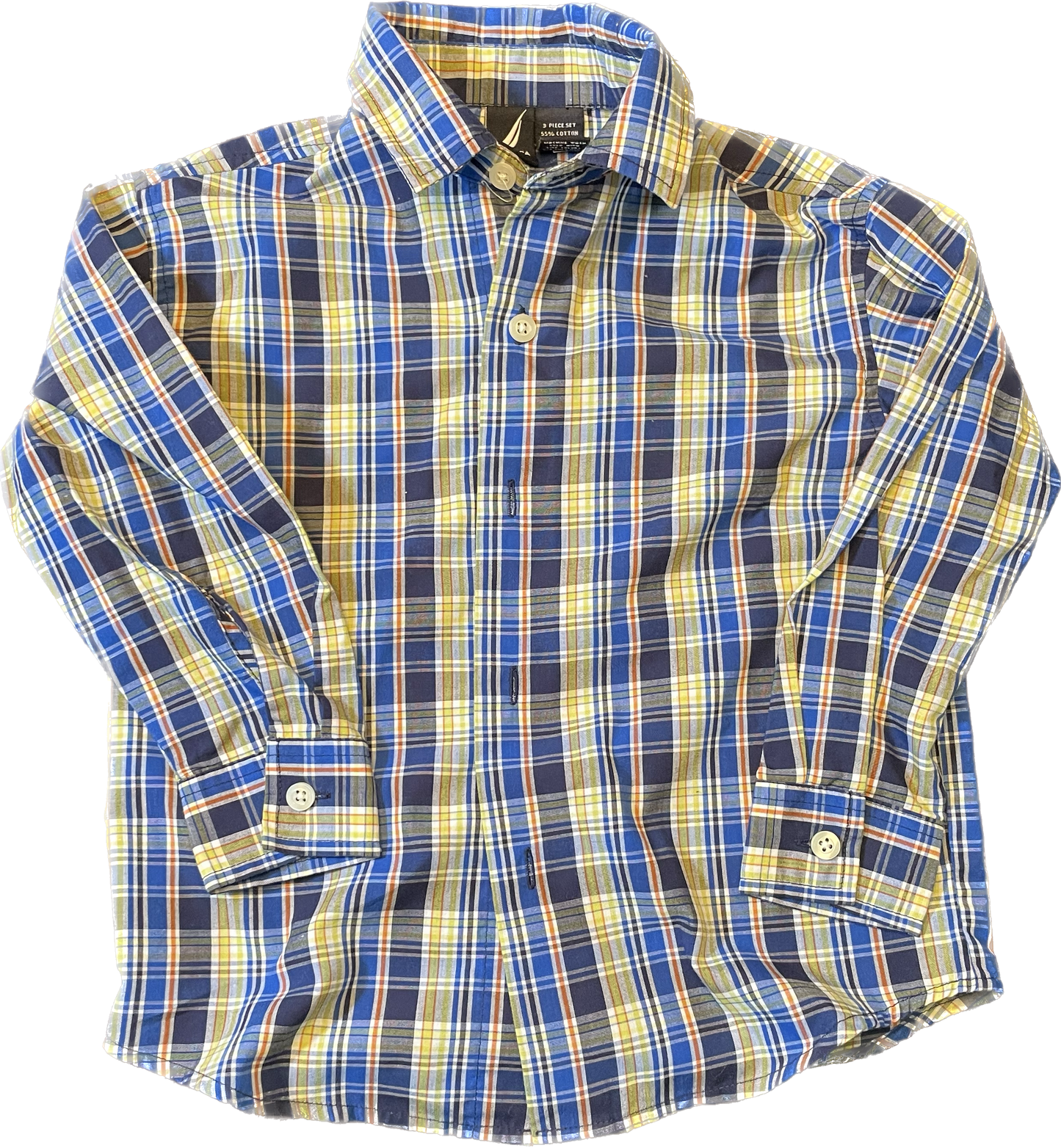 Nautica Long Sleeved Collared Shirt 3T