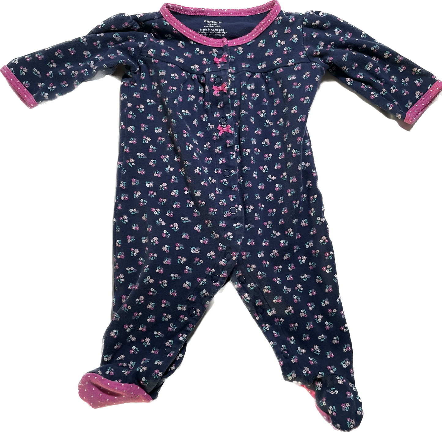 Carters Floral Onesie Sleeper