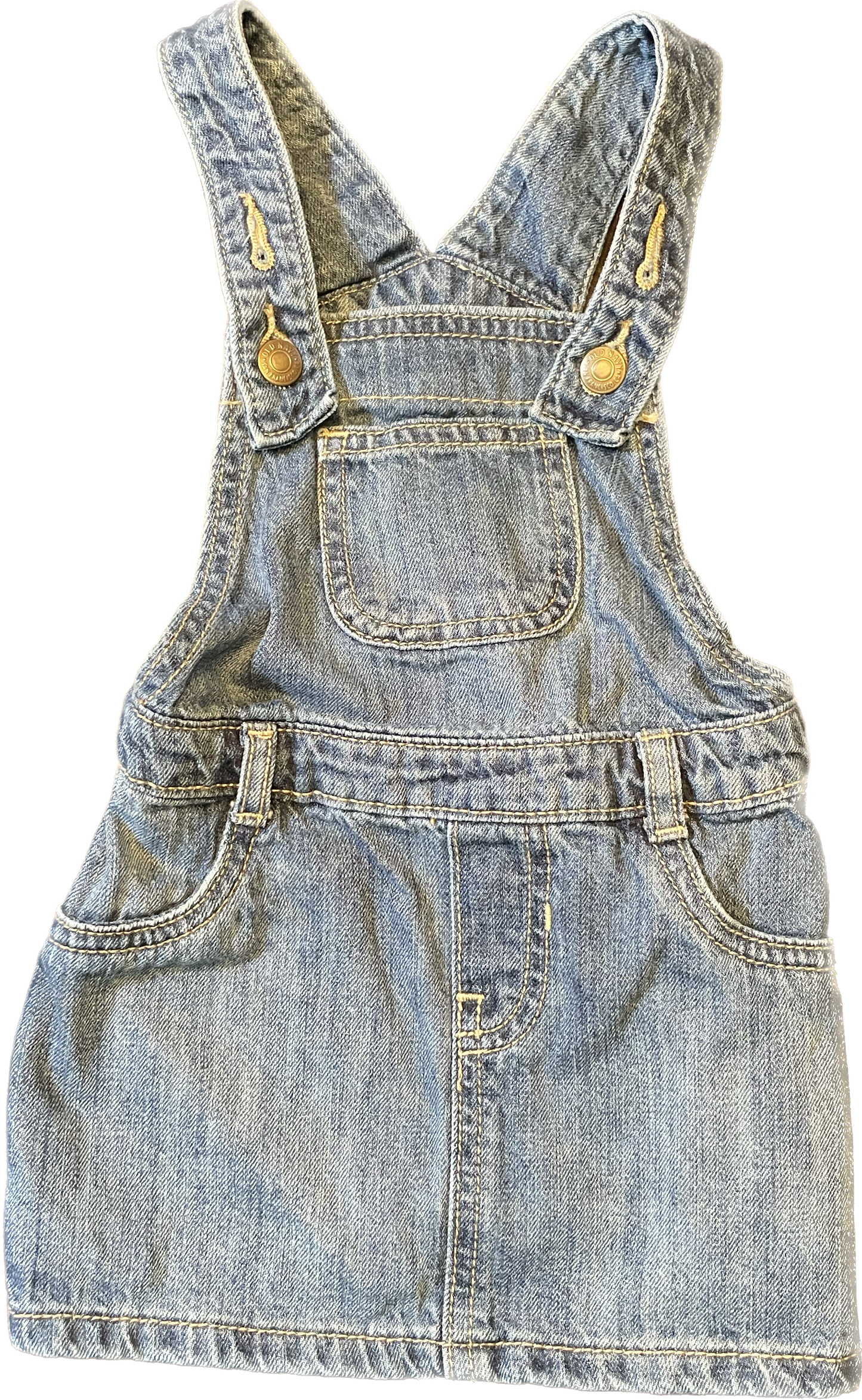 Old Navy Jean Overall Skirt 18-24M
