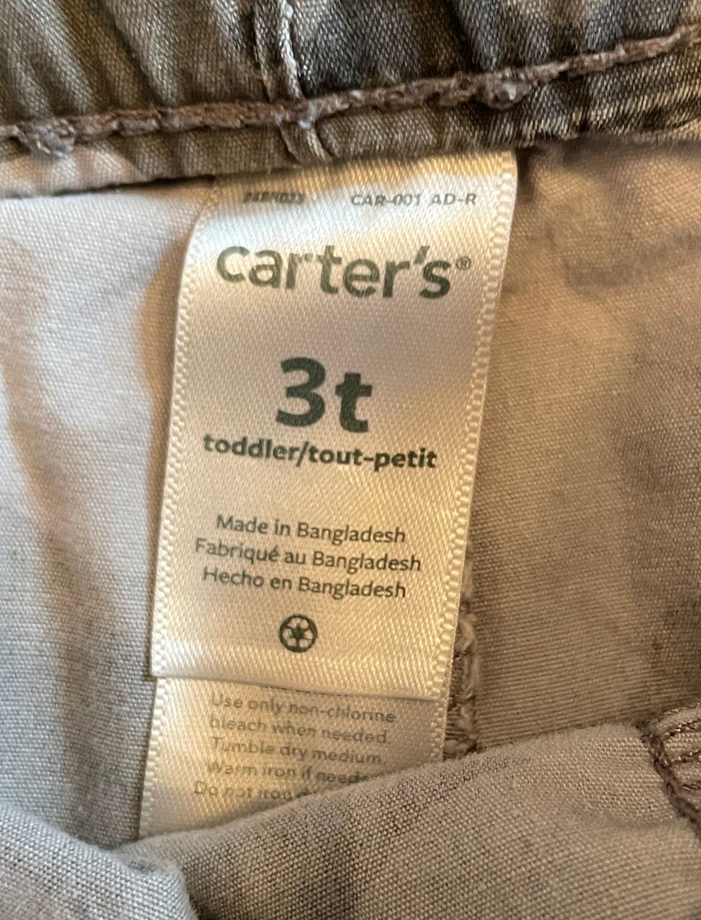 Carters Shark camo Shorts