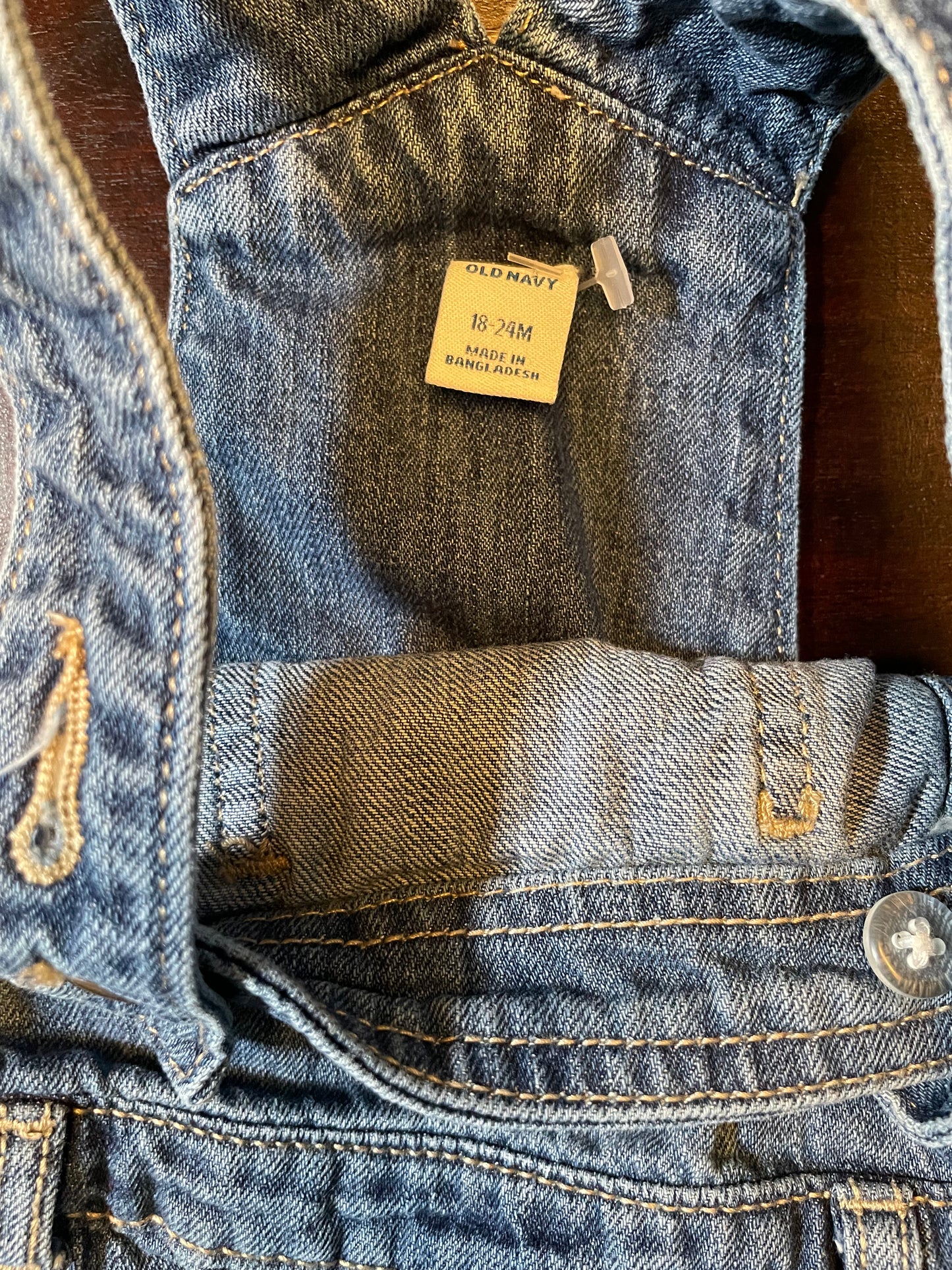 Old Navy Jean Overall Skirt 18-24M