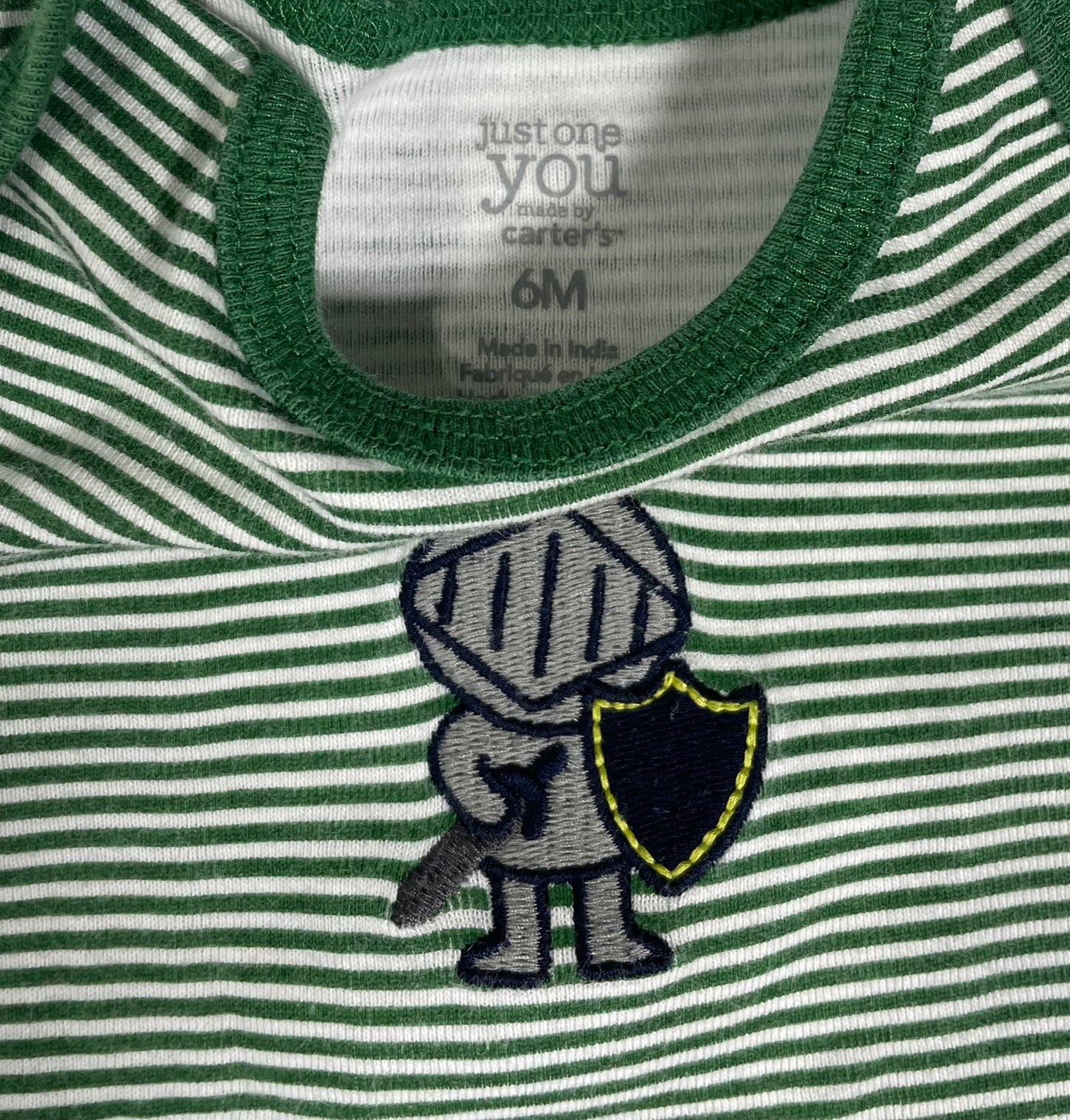 Carters Green Knight Bodysuit
