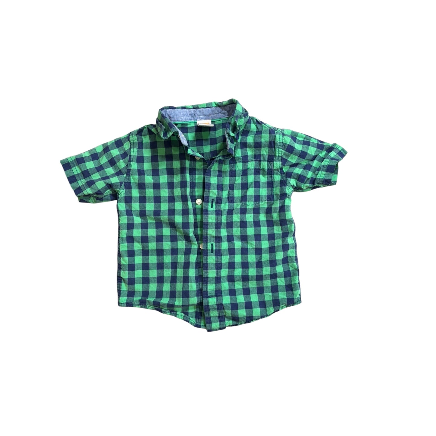 Green/Black Checkered Shirt