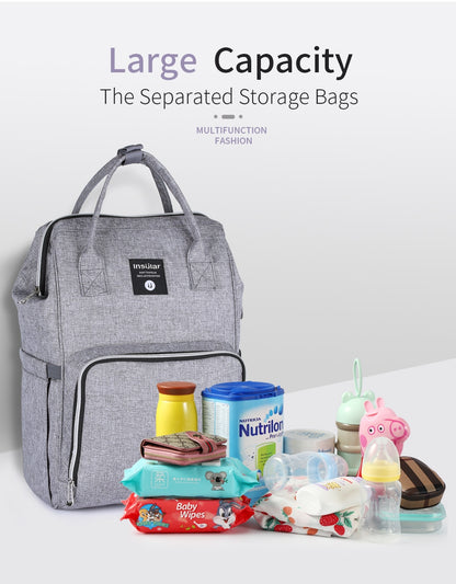 Multi-function Large Capacity Waterproof Diaper Bag