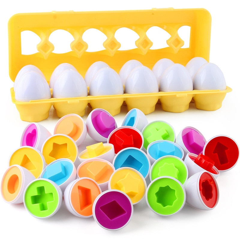 Kids Egg Puzzle Sensory Montessori Games