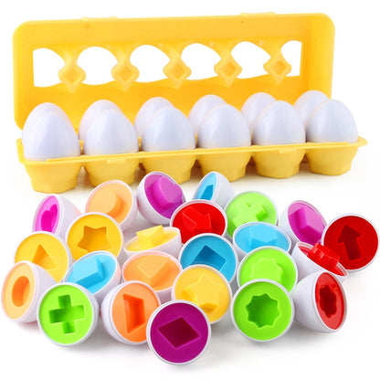Kids Egg Puzzle Sensory Montessori Games