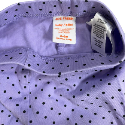 Joe Fresh Purple Polka Dots