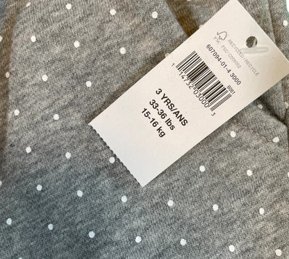 Gap Grey Polka Dot pants