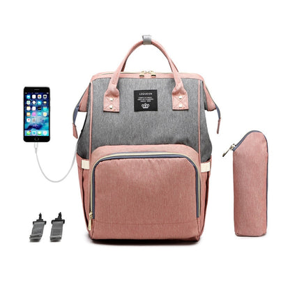 Large Capacity Waterproof Diaper Bag