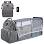 Large capacity Lightweight Portable Bag with Folding Crib Bed