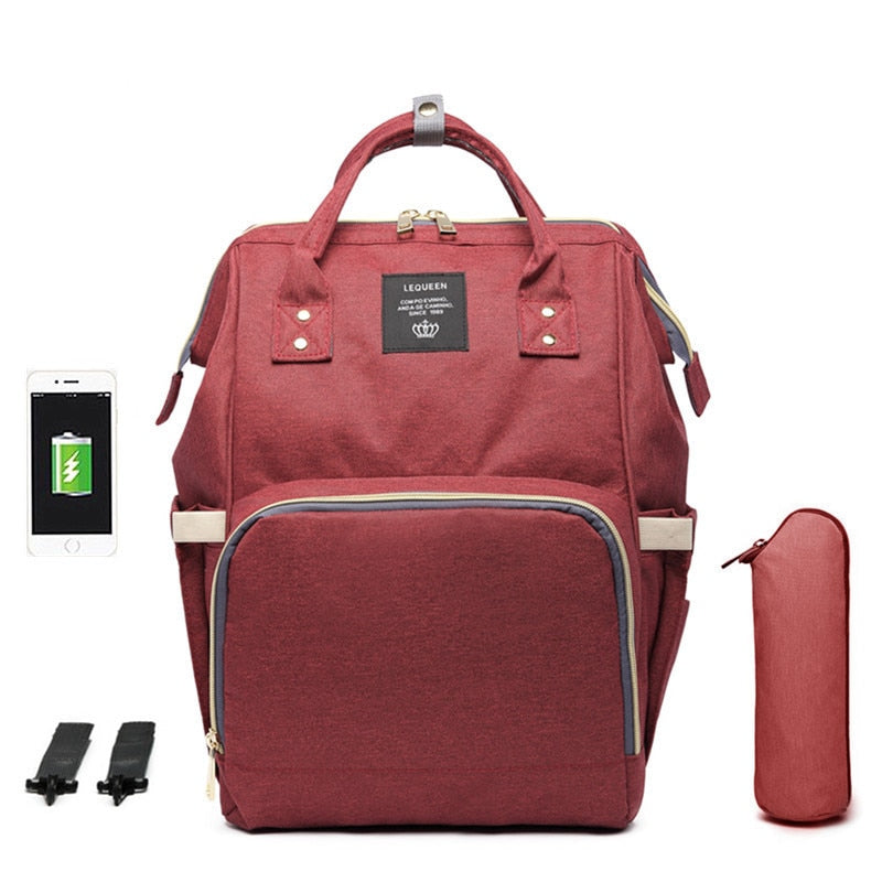 Large Capacity Waterproof Diaper Bag