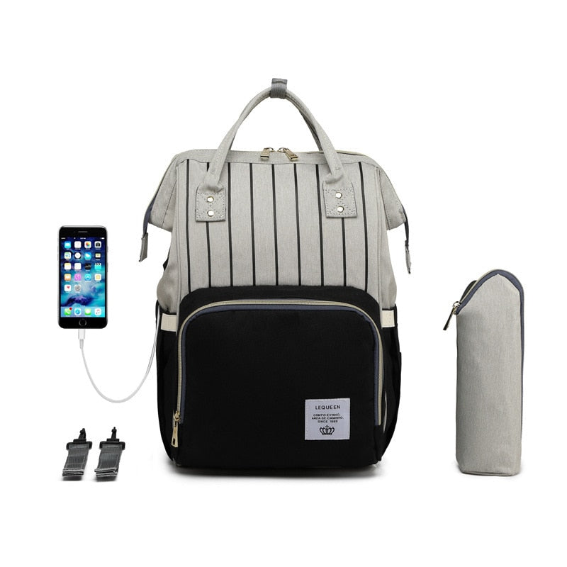 Large Capacity Waterproof Diaper Bag
