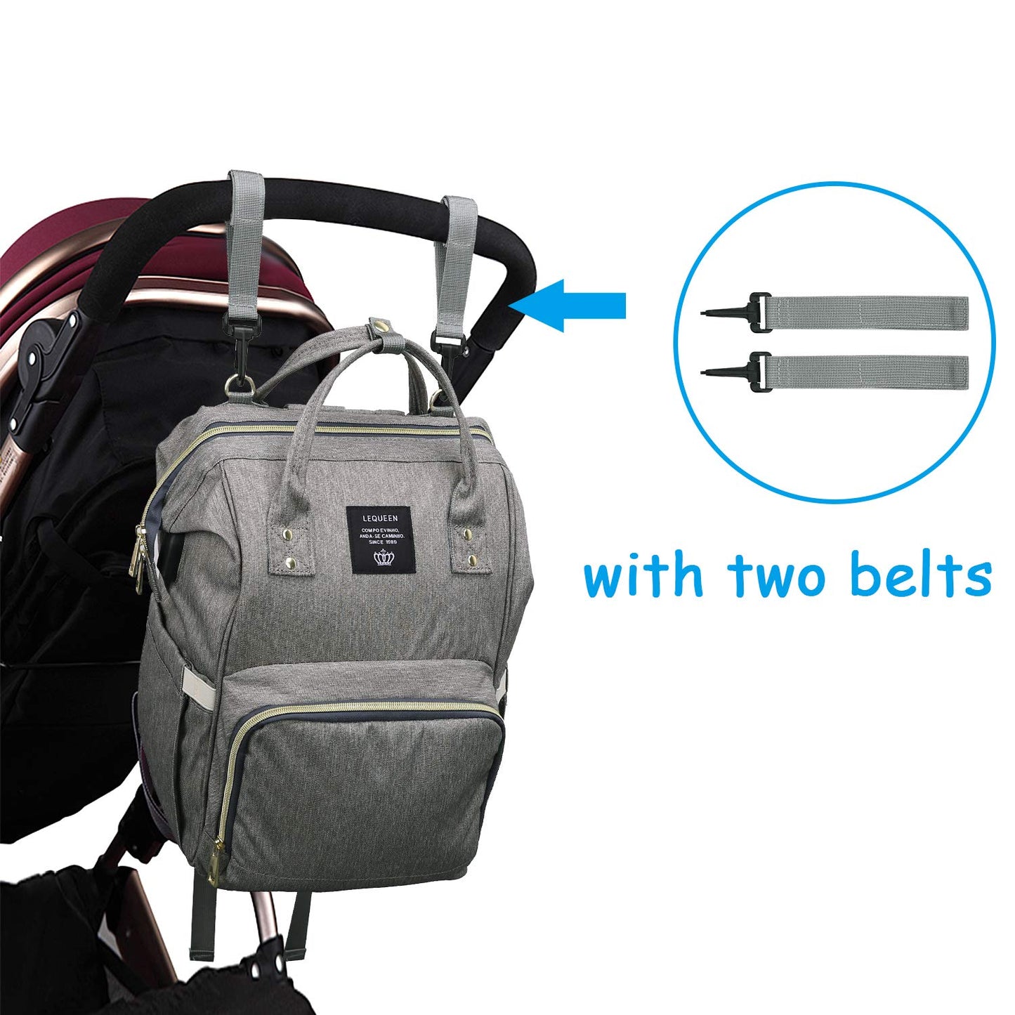 Large Capacity Waterproof Diaper Bag