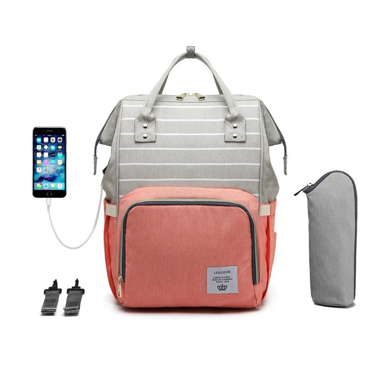 Large Capacity Waterproof Diaper Bag