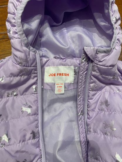 Joe Fresh Purple Horses Jacket