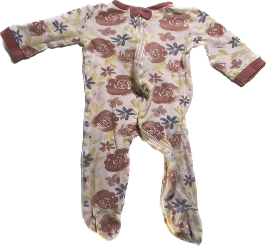 Chick Pea Floral Onesie Sleeper