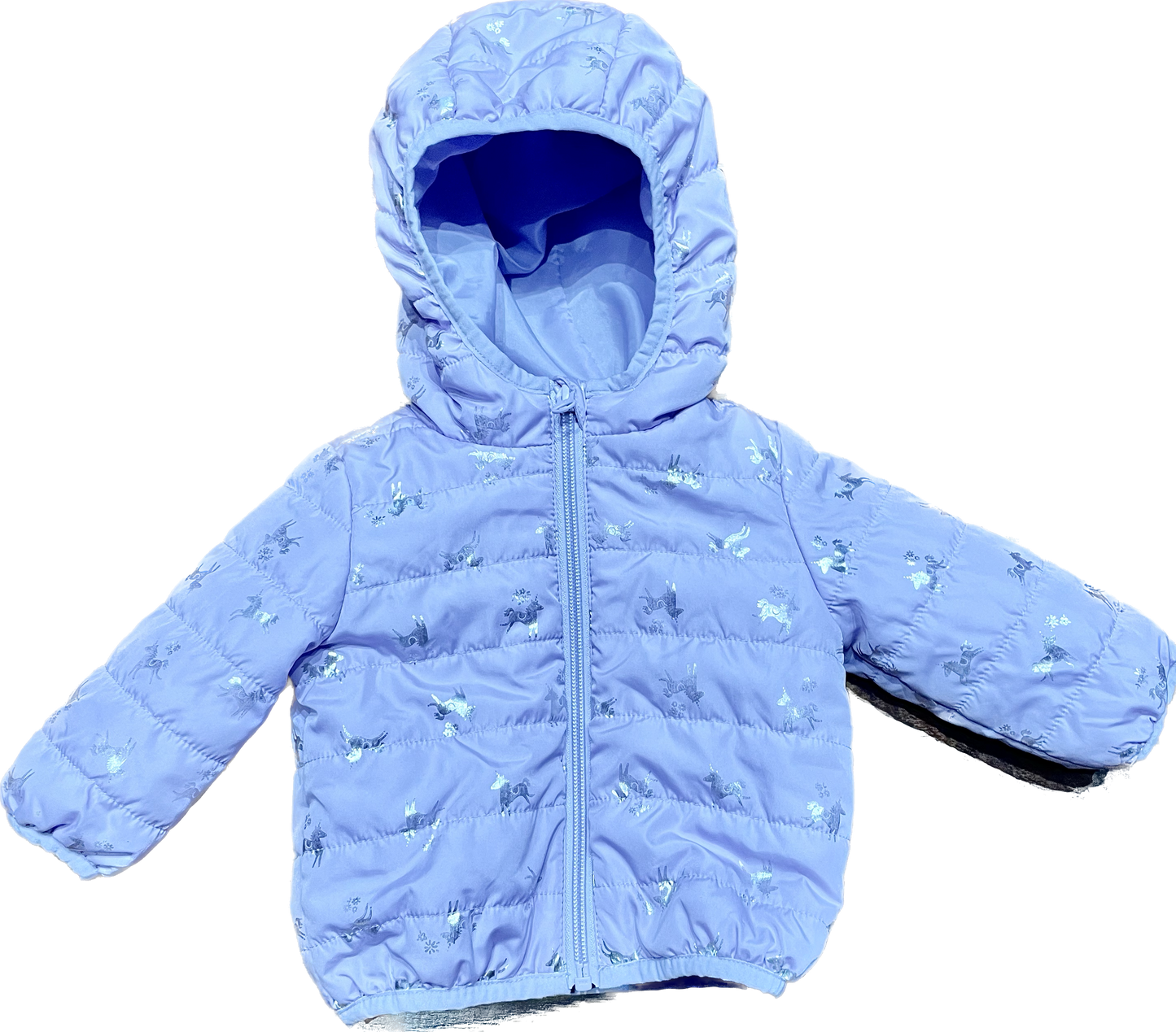 Joe Fresh Purple Horses Jacket