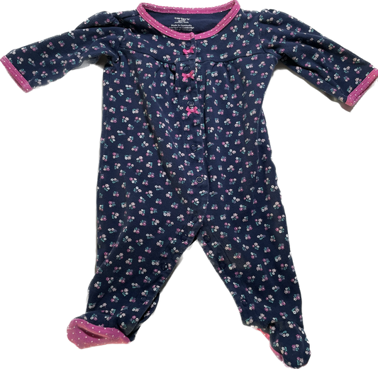 Carters Floral Onesie Sleeper