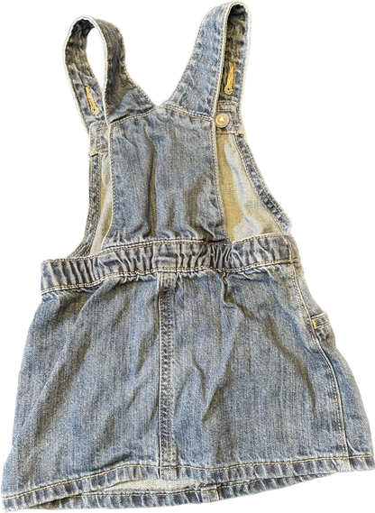 Old Navy Jean Overall Skirt 18-24M