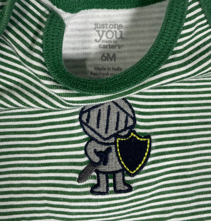 Carters Green Knight Bodysuit